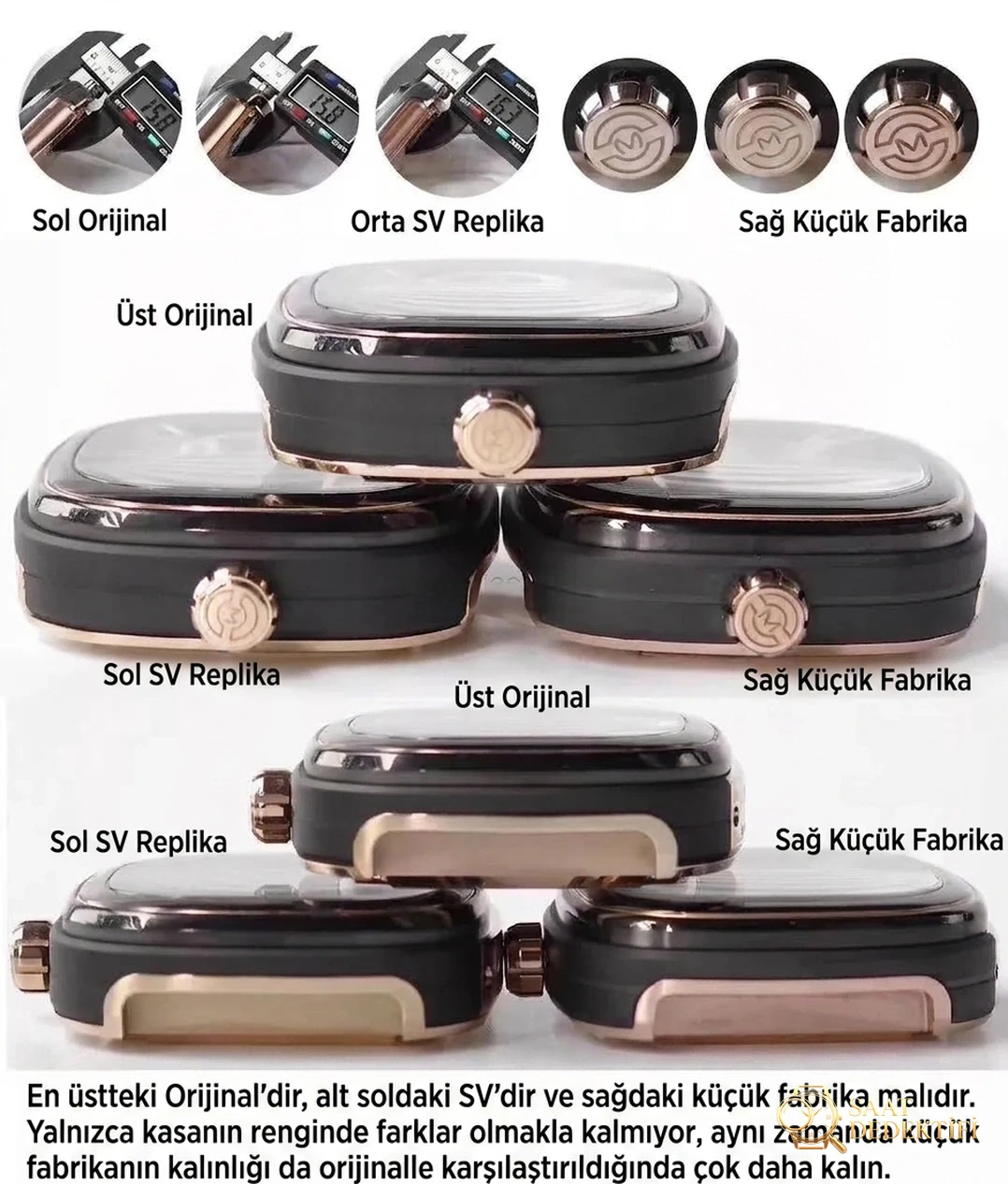 Şık ve trend SV Factory SevenFriday M2 saatinin gerçek-replika söküm karşılaştırması ve orijinal incelemesi - Kasa Profili ve Kurma Kolu İncelemesi