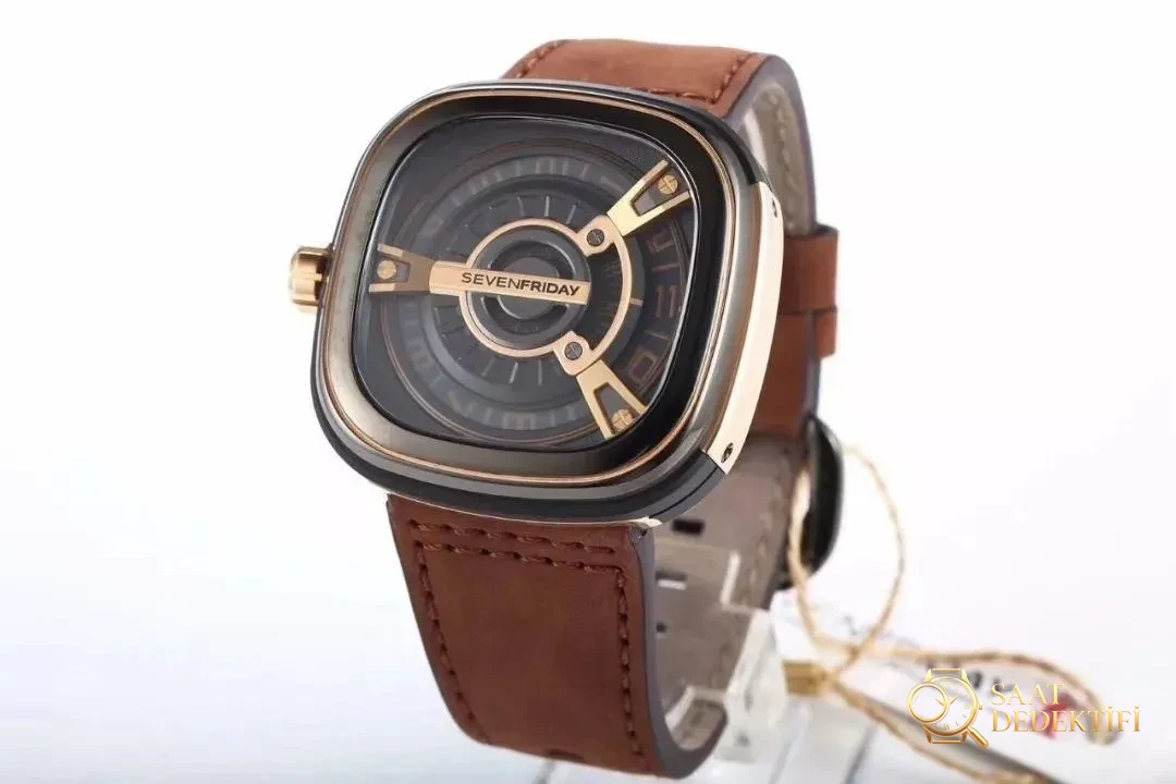 Şık ve trend SV Factory SevenFriday M2 saatinin gerçek-replika söküm karşılaştırması ve orijinal incelemesi - Mekanizma Zemberek ve Balans Detayı