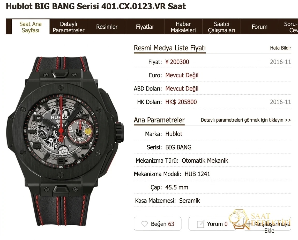 Sınırlı üretim: HBBV6 Factory Hublot Big Bang Ferrari Ceramic F11 serisi 401 replika saat nasıl? - Kadran Detayı ve Bezel İşçiliği