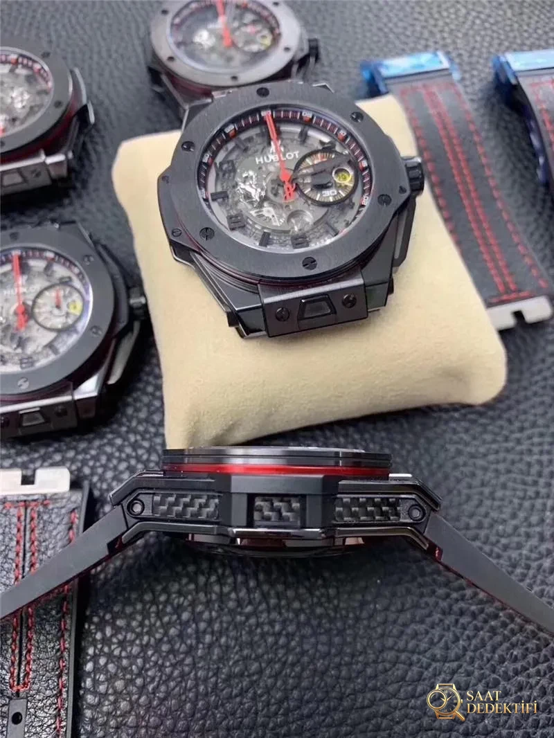 Sınırlı üretim: HBBV6 Factory Hublot Big Bang Ferrari Ceramic F11 serisi 401 replika saat nasıl? - Tepe Koruması ve Ayar Fonksiyonu