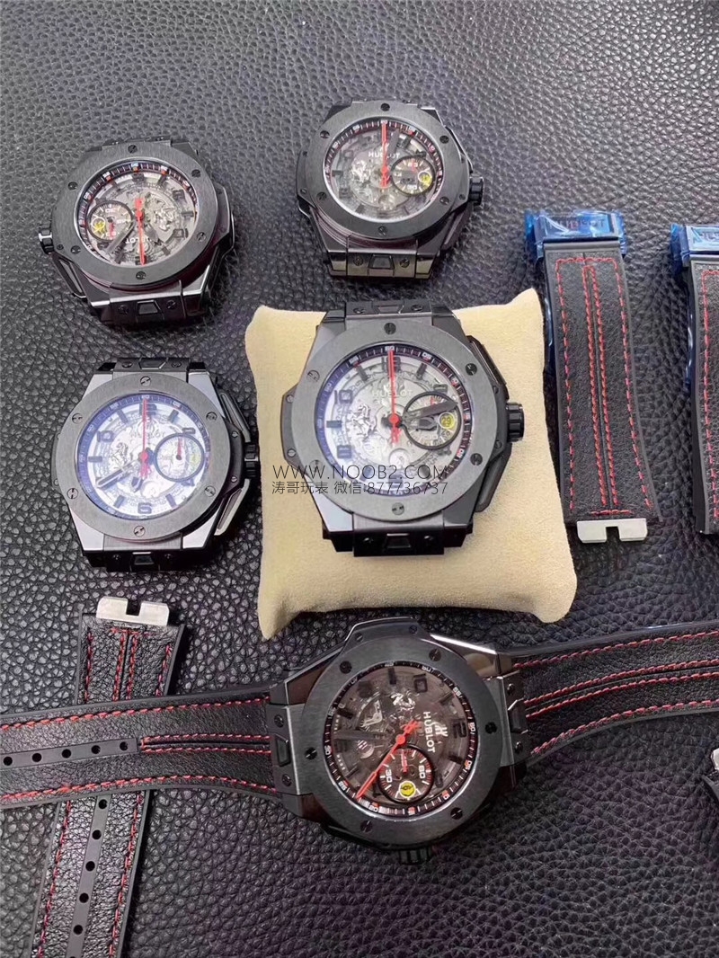 Sınırlı üretim: HBBV6 Factory Hublot Big Bang Ferrari Ceramic F11 serisi 401 replika saat nasıl? — 19. fotoğraf