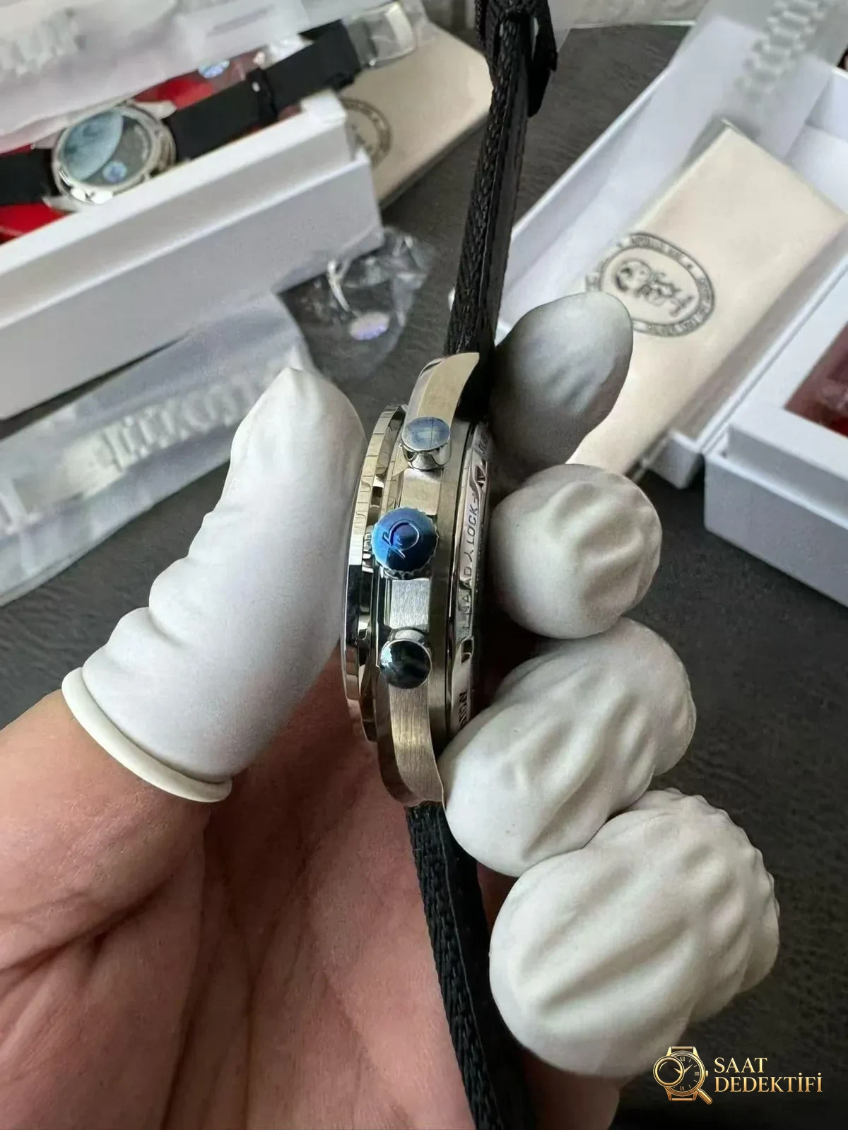 SMF Factory Omega Speedmaster Snoopy 3. Nesil kadran orijinaline uygun mu? İşçiliği nasıl? - Klips Kilidi ve Lazer Damgalar