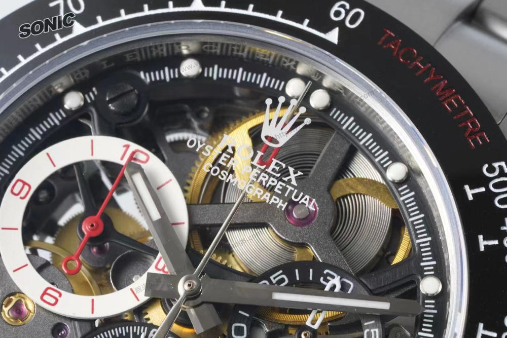 Sonic yeni ürün: Dünyanın ilk iskelet kadranlı Rolex Daytona kol saati — 4. fotoğraf
