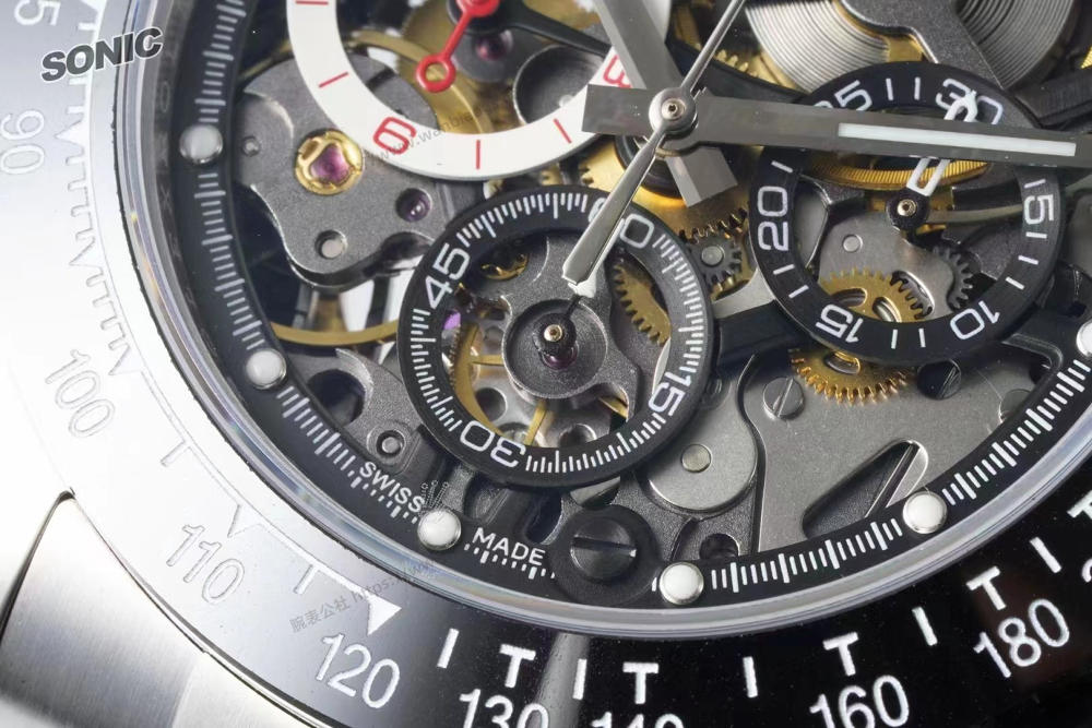 Sonic yeni ürün: Dünyanın ilk iskelet kadranlı Rolex Daytona kol saati — 5. fotoğraf