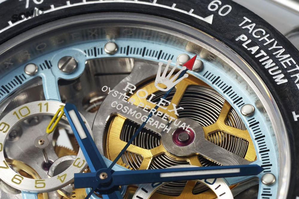 Sonic yeni ürün: Dünyanın ilk iskeleton kadranlı Rolex Daytona saati — 3. fotoğraf