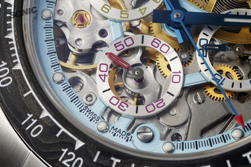 Sonic yeni ürün: Dünyanın ilk iskeleton kadranlı Rolex Daytona saati — 4. fotoğraf