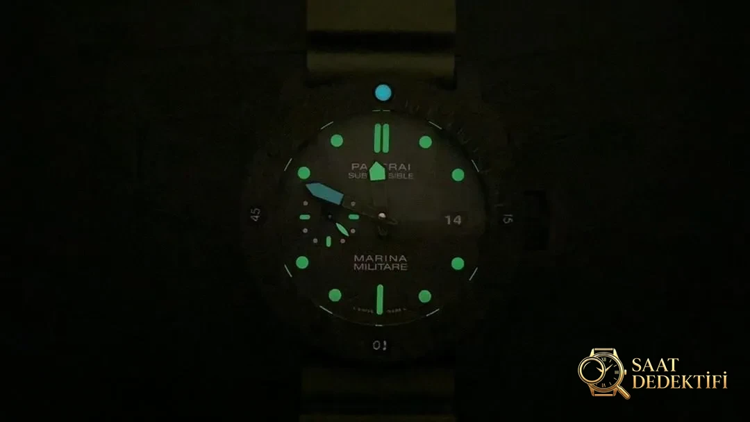 Şu yeşilden biraz bahsedelim: VS Panerai 961 replika saat incelemesi - Bilezik, Toka ve Klips Mekanizması