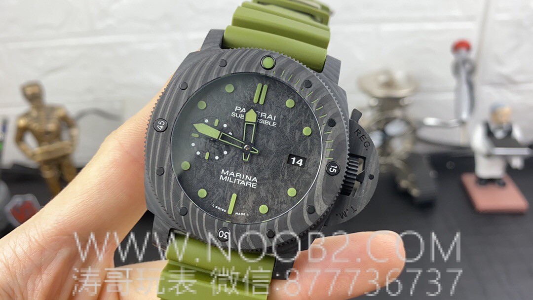 Şu yeşilden biraz bahsedelim: VS Panerai 961 replika saat incelemesi — 6. fotoğraf