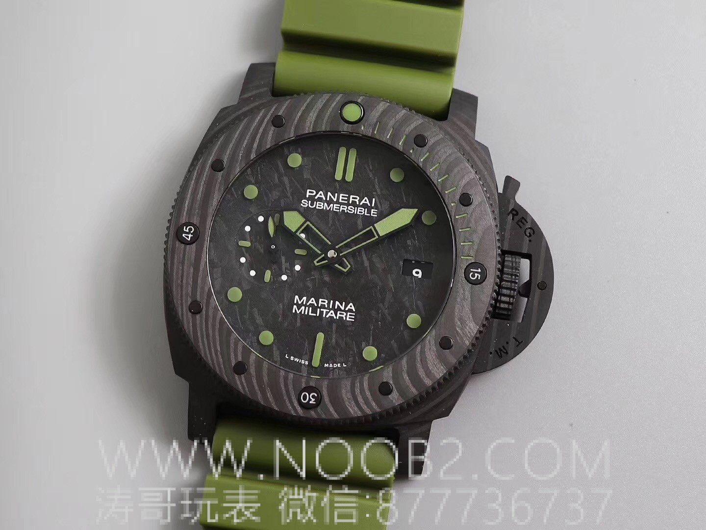 Şu yeşilden biraz bahsedelim: VS Panerai 961 replika saat incelemesi — 10. fotoğraf