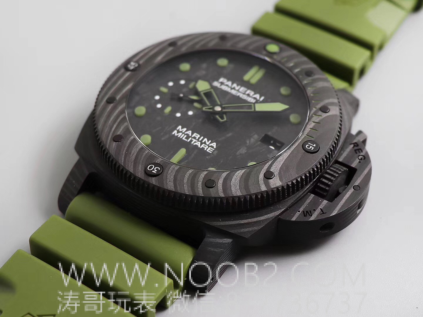 Şu yeşilden biraz bahsedelim: VS Panerai 961 replika saat incelemesi — 11. fotoğraf