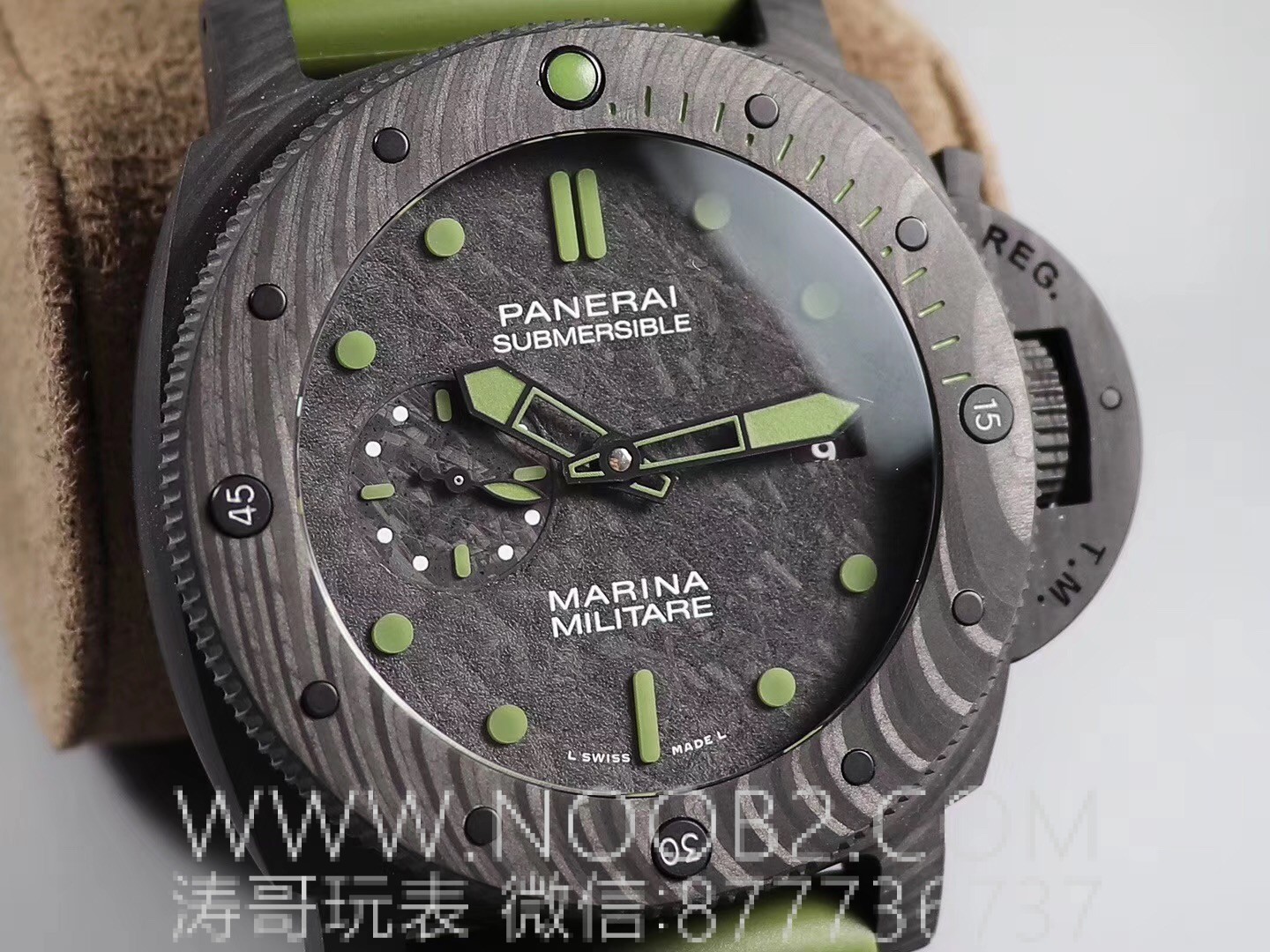 Şu yeşilden biraz bahsedelim: VS Panerai 961 replika saat incelemesi — 12. fotoğraf
