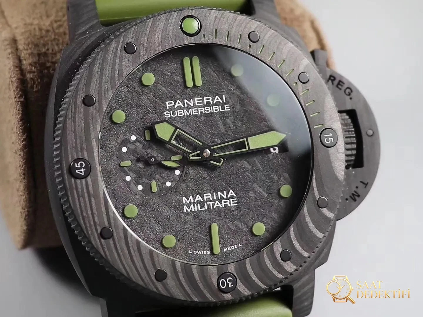 Şu yeşilden biraz bahsedelim: VS Panerai 961 replika saat incelemesi - Genel Açı ve Estetik Duruş
