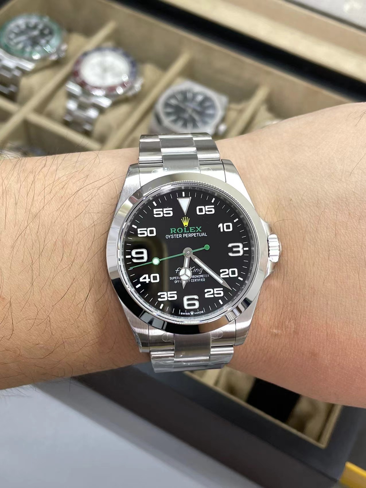 Rolex Air King 126900 Kol Üstü Çekim