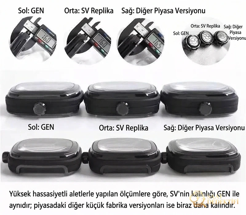 SV Factory Seven Friday SF Uzay Gemisi M3-01 replika saatin orijinaliyle ve diğer versiyonlarla karşılaştırması nasıl? - Arka Kapak ve Mekanizma Detayı