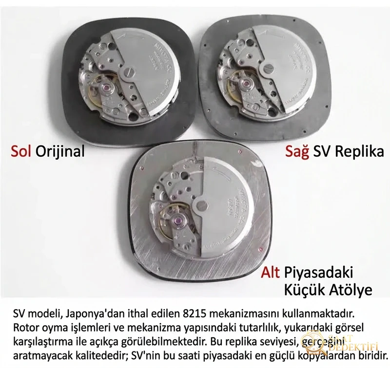 SV Factory Seven Friday SF Uzay Gemisi M3-01 replika saatin orijinaliyle ve diğer versiyonlarla karşılaştırması nasıl? - Fosfor ve Super-LumiNova Gece Görünümü