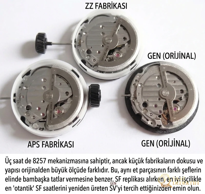 SV Factory SEVENFRIDAY (Seven Friday) P3B/06 Kırmızı Kadran Replika Versiyonun Orijinaliyle Karşılaştırmalı İncelemesi - Fosfor ve Super-LumiNova Gece Görünümü