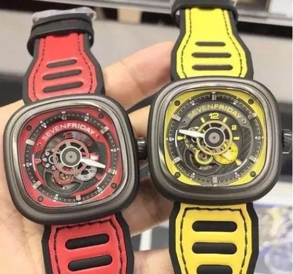 SV Factory Sevenfriday P3B/03 Sarı Kadran Replika Saat Gerçek-Replika Karşılaştırması İnceleme — 13. fotoğraf