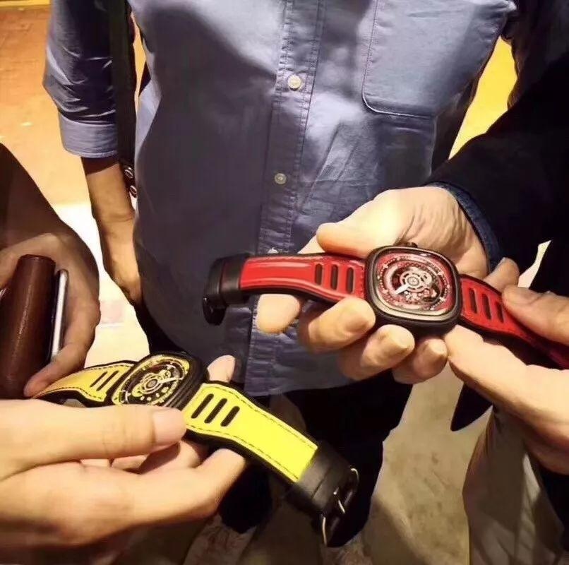 SV Factory Sevenfriday P3B/03 Sarı Kadran Replika Saat Gerçek-Replika Karşılaştırması İnceleme — 15. fotoğraf