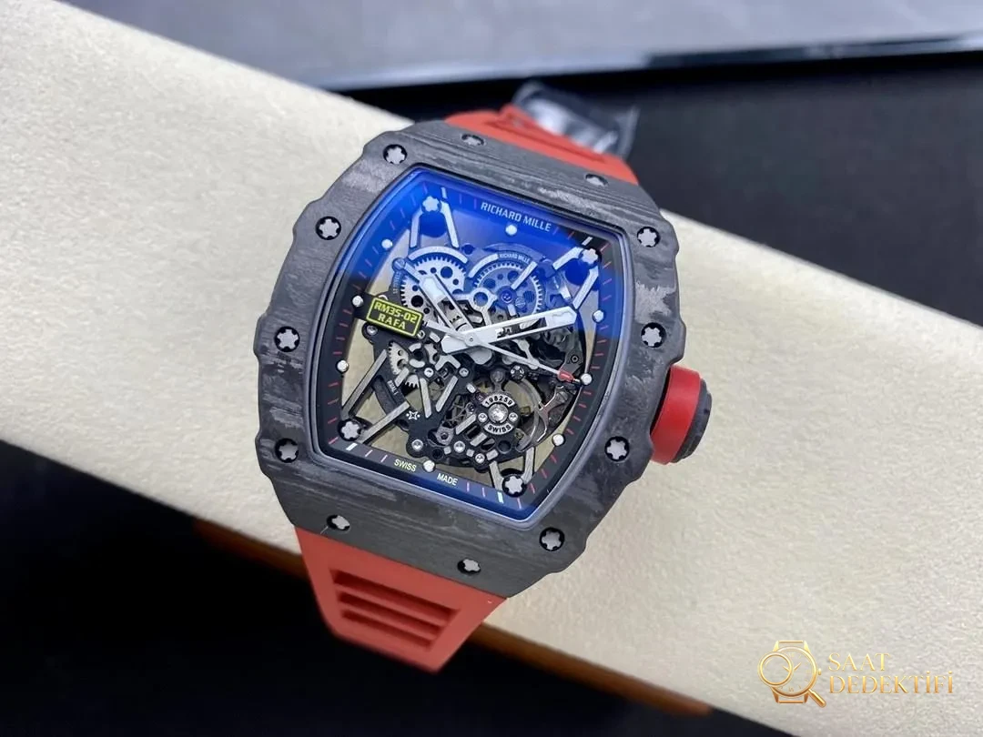 T+ Fabrikası Richard Mille RM35-02: Bu kalite ZF gibi büyük fabrikaları rahatça geçer (balans çarkı hareketli) - Bilezik, Toka ve Klips Mekanizması