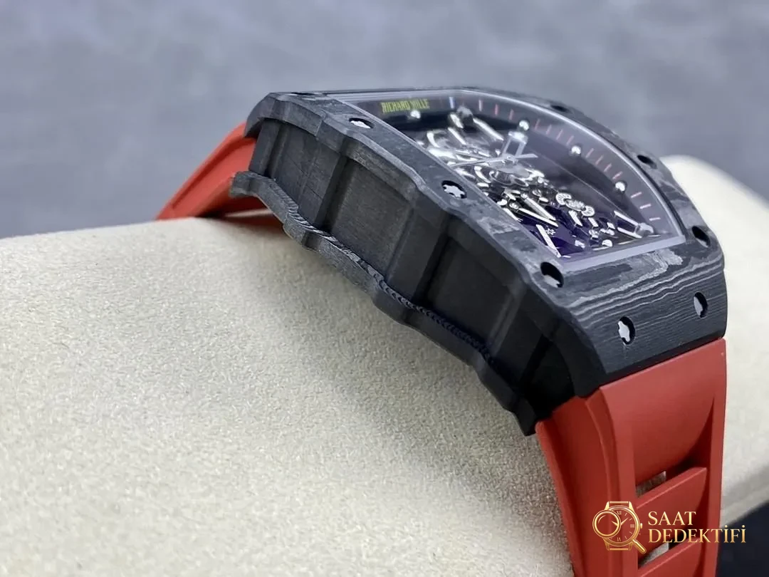 T+ Fabrikası Richard Mille RM35-02: Bu kalite ZF gibi büyük fabrikaları rahatça geçer (balans çarkı hareketli) - Makro Kadran ve İndeks İşçiliği