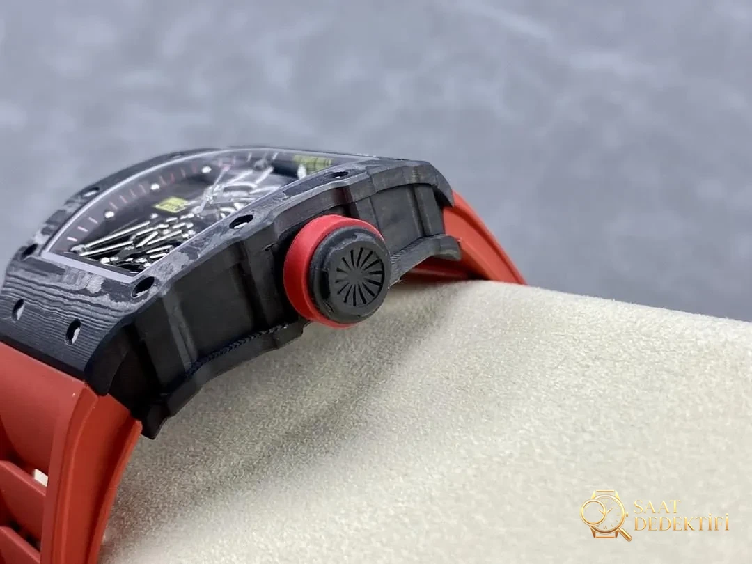 T+ Fabrikası Richard Mille RM35-02: Bu kalite ZF gibi büyük fabrikaları rahatça geçer (balans çarkı hareketli) - Klips Kilidi ve Lazer Damgalar