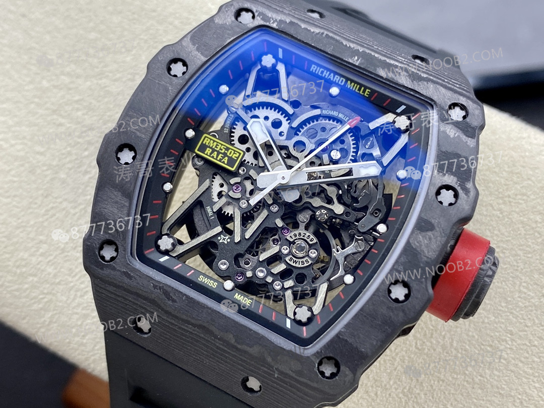 T+ Fabrikası Richard Mille RM35-02: Bu kalite ZF gibi büyük fabrikaları rahatça geçer (balans çarkı hareketli) — 13. fotoğraf