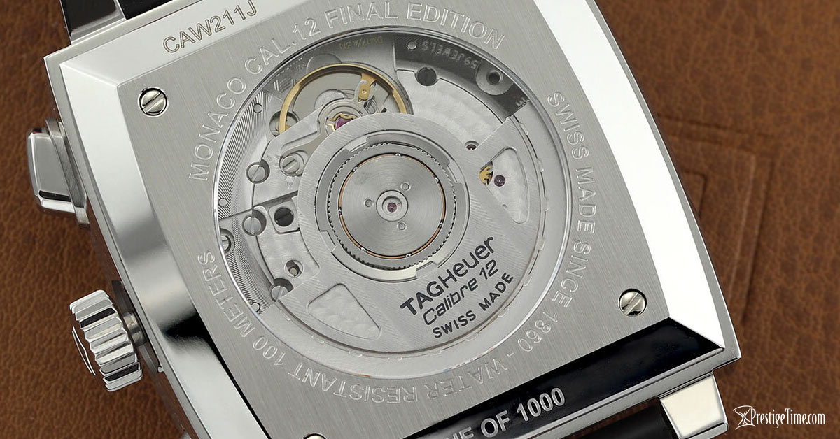 Tag Heuer Monaco Kalibre 12 Final Edition Mekanizma