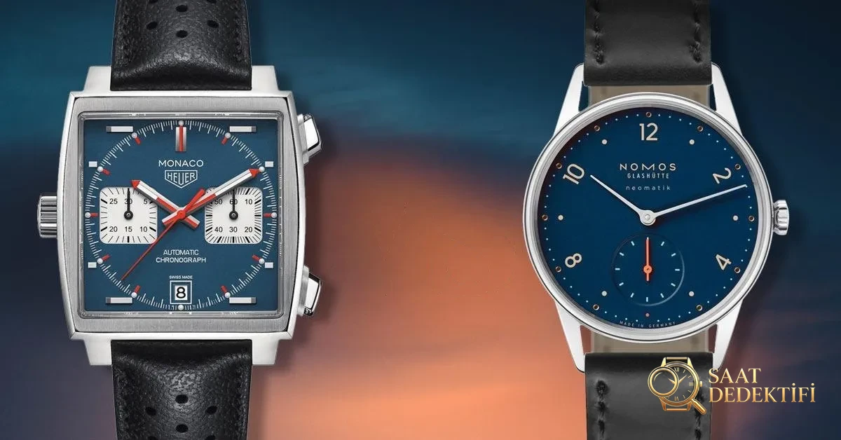 Tag Heuer vs Nomos Hangisi Daha Iyi Karşılaştırması - Ön Görünüm ve Kasa Tasarımı
