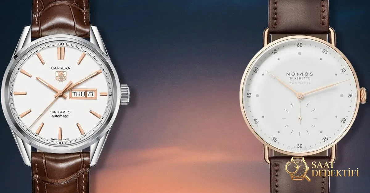 NOMOS Glashutte VS TAG Heuer