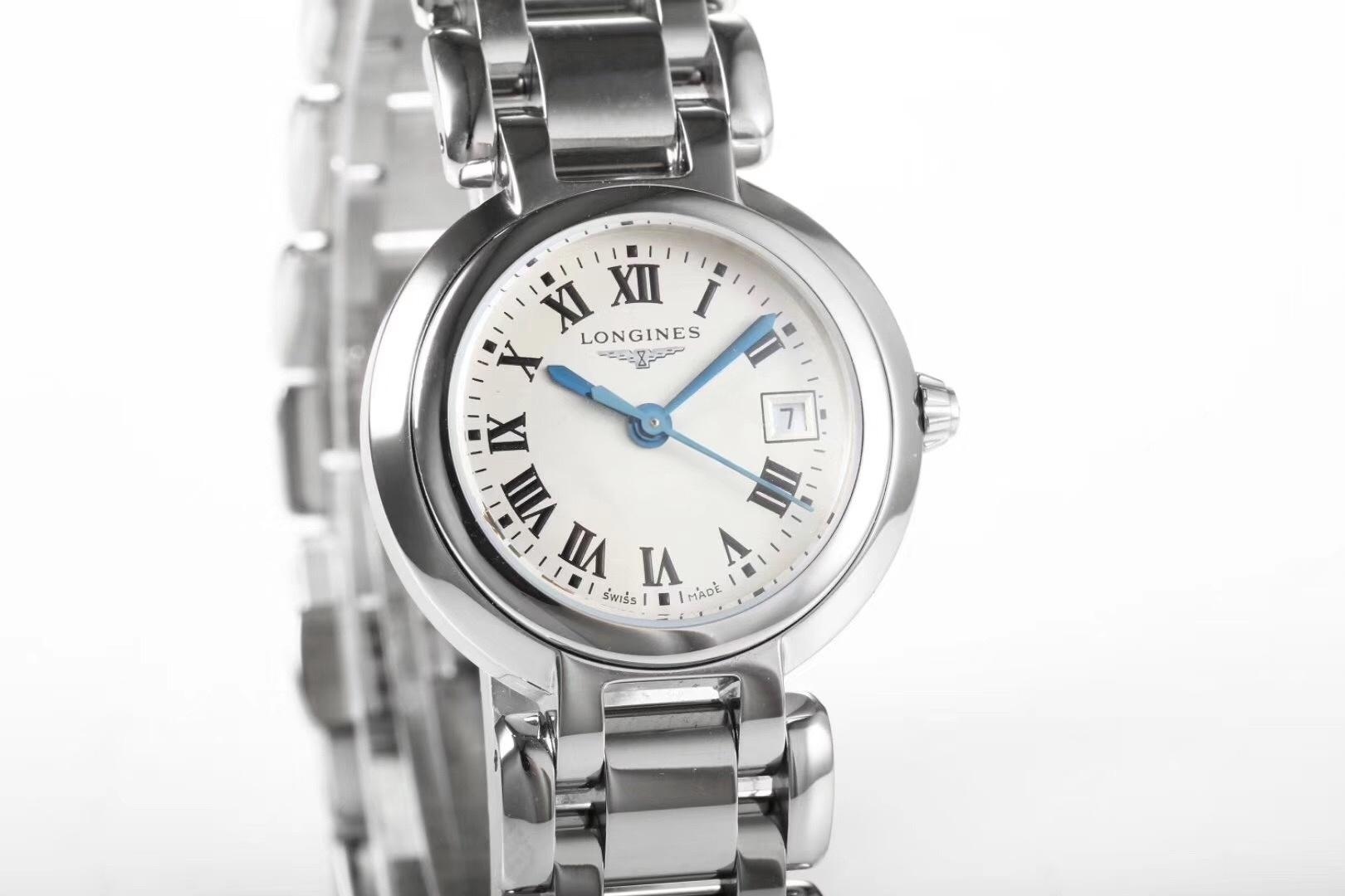 Tanrıça modeli GS Factory Longines PrimaLuna serisi L8.110.4.87.6 gerçek İsviçre mekanizmalı replika saat, orijinalle karşılaştırınca nasıl? Bir bakışta sahte olduğu belli olur mu? — 5. fotoğraf