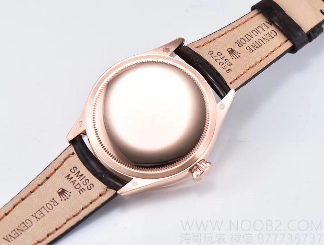 Tarih artık geri de ayarlanabiliyor! ZZ Factory Rolex Cellini Moonphase 50535 replika, 3195 mekanizması, roze altın 39 mm inceleme — 9. fotoğraf