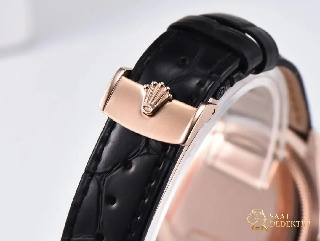 The date can now be set back! ZZ Factory Rolex Cellini Moonphase 50535 replica, movement 3195, rose gold 39 mm review - General Angle and Aesthetic Stance