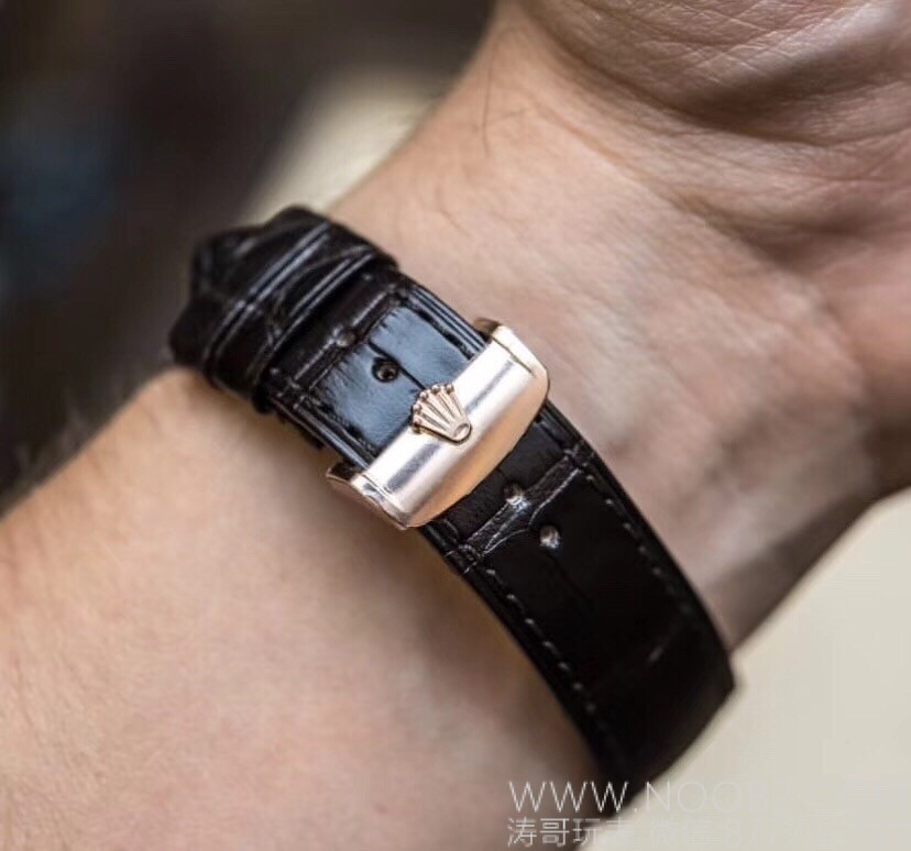 Tarih artık geri de ayarlanabiliyor! ZZ Factory Rolex Cellini Moonphase 50535 replika, 3195 mekanizması, roze altın 39 mm inceleme — 13. fotoğraf
