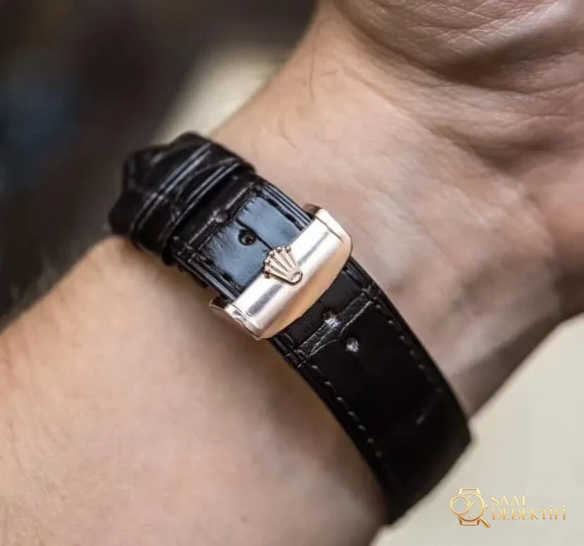 The date can now be set back! ZZ Factory Rolex Cellini Moonphase 50535 replica, movement 3195, rose gold 39 mm review - Case Steel and Polishing Quality
