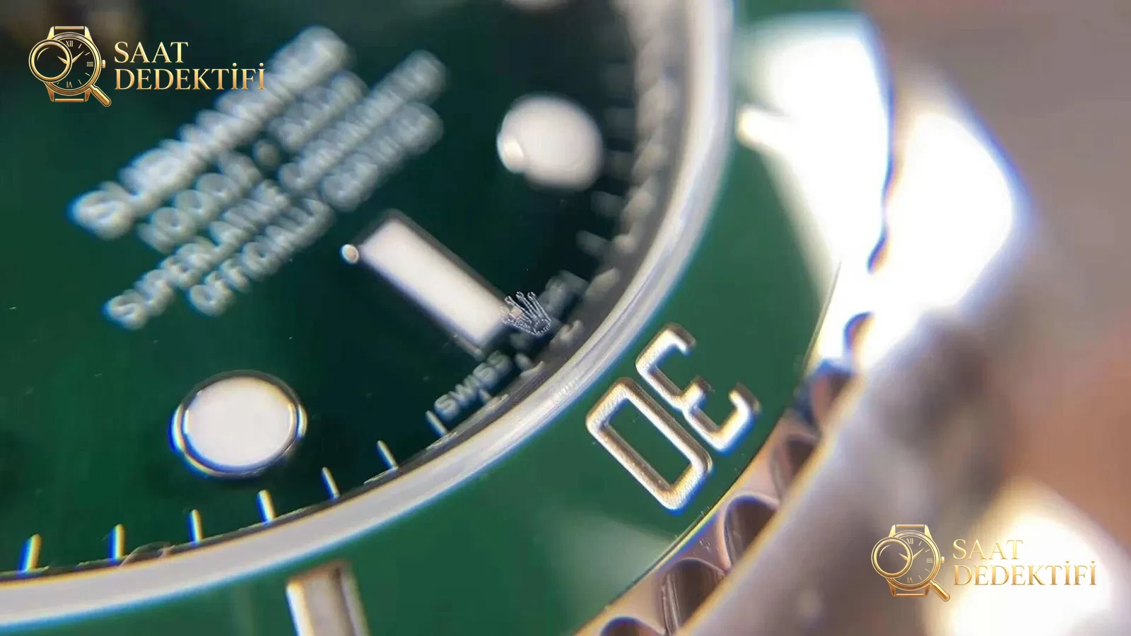 ZZF Rolex Submariner Laser Kurma Kolu Logo