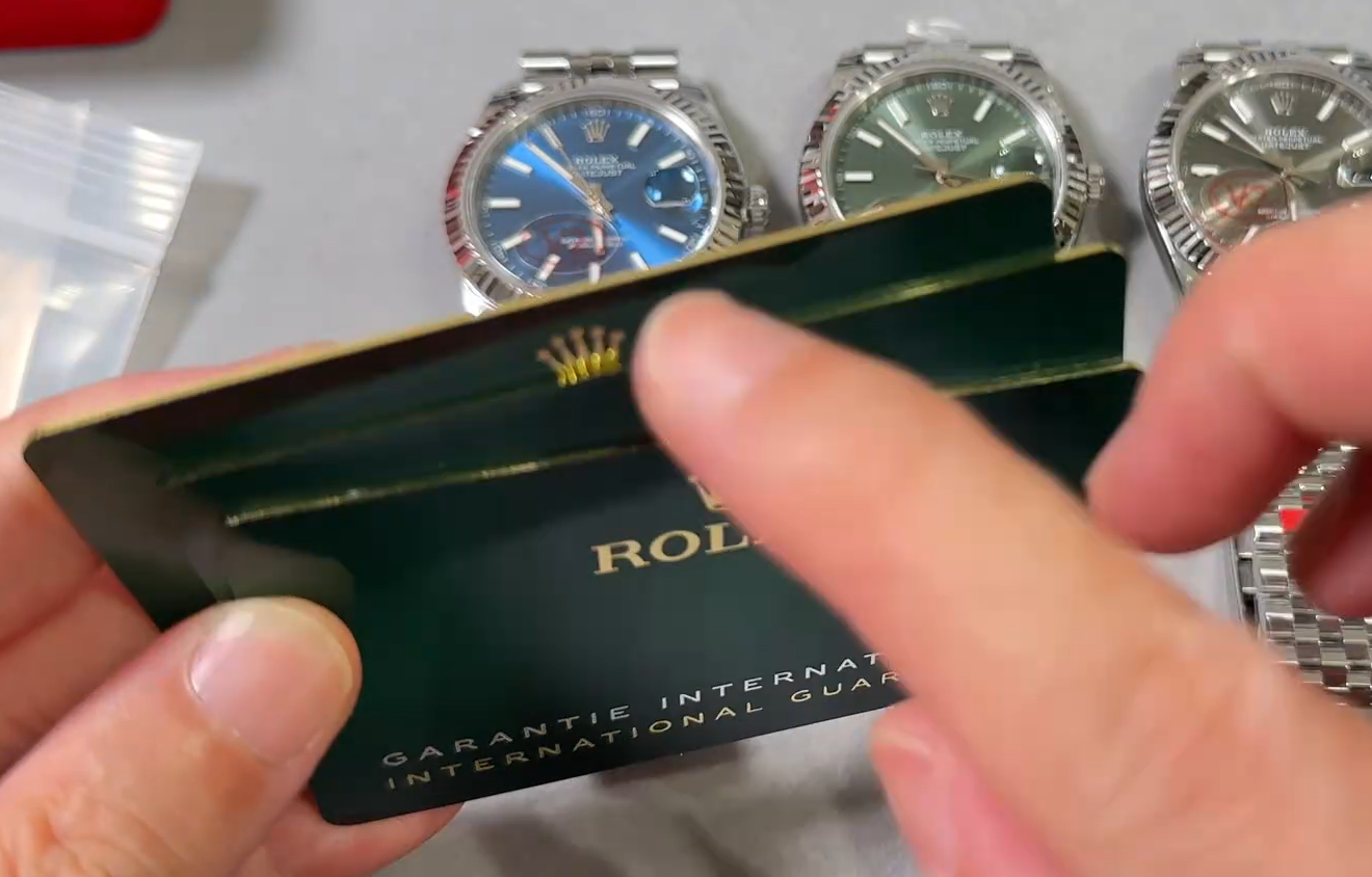 Rolex Card
