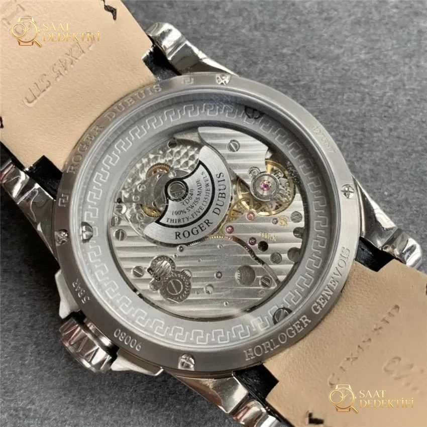 TBF Factory Roger Dubuis EXCALIBUR (Excalibur serisi) 0542 (0543) saat incelemesi - Saat İbreleri Elmas Kesim Yansımaları