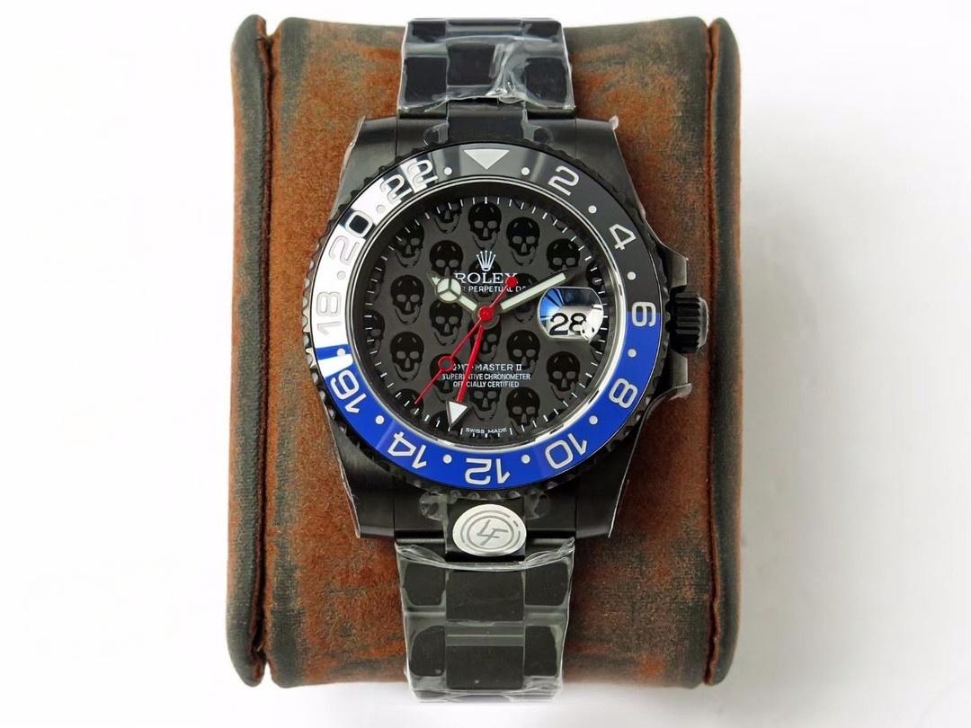 TBLACK Rolex GMT-Master Siyah Kaplama REVENGE Özel Üretim Milgauss Revenge Serisi Replika Saat — 4. fotoğraf