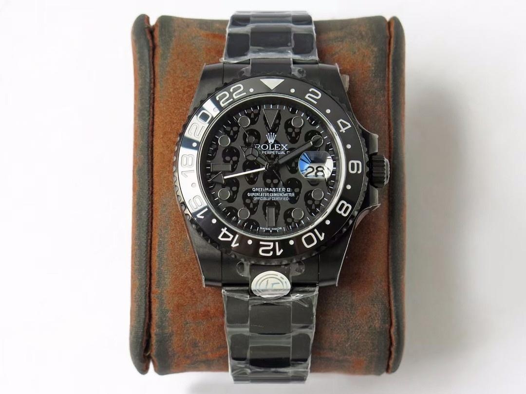 TBLACK Rolex GMT-Master Siyah Kaplama REVENGE Özel Üretim Milgauss Revenge Serisi Replika Saat — 5. fotoğraf