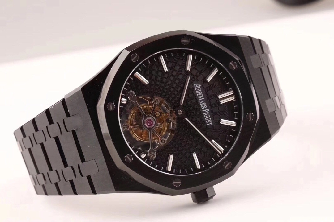 Teknik bölüm: 2019 R8 Factory yeni Audemars Piguet Royal Oak Black Warrior tourbillon ultra ince replika saat almaya değer mi? — 5. fotoğraf