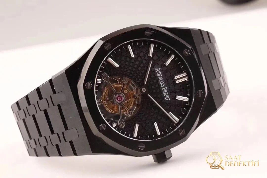 Teknik bölüm: 2019 R8 Factory yeni Audemars Piguet Royal Oak Black Warrior tourbillon ultra ince replika saat almaya değer mi? - Bilezik, Toka ve Klips Mekanizması