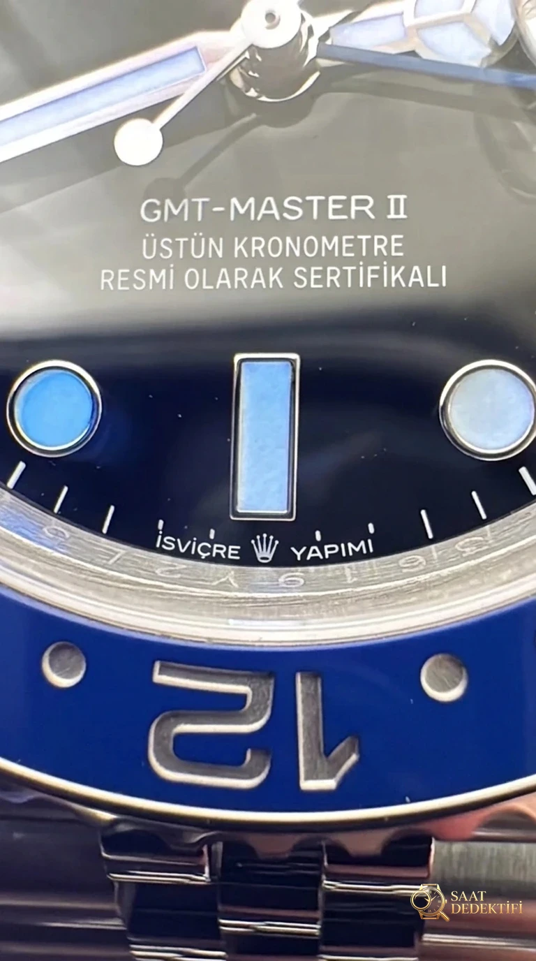 Teknik Derinlemesine İnceleme: VS Factory Rolex GMT-Master II Ref. 126710BLNR “Batgirl” - Arka Kapak ve Mekanizma Detayı