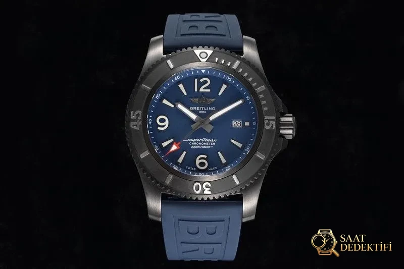 TF Factory Breitling Superocean Serisi M17368D71C1S2 Saat İncelemesi - Kadran Detayı ve Bezel İşçiliği