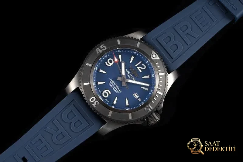 TF Factory Breitling Superocean Serisi M17368D71C1S2 Saat İncelemesi - Kasa Profili ve Kurma Kolu İncelemesi