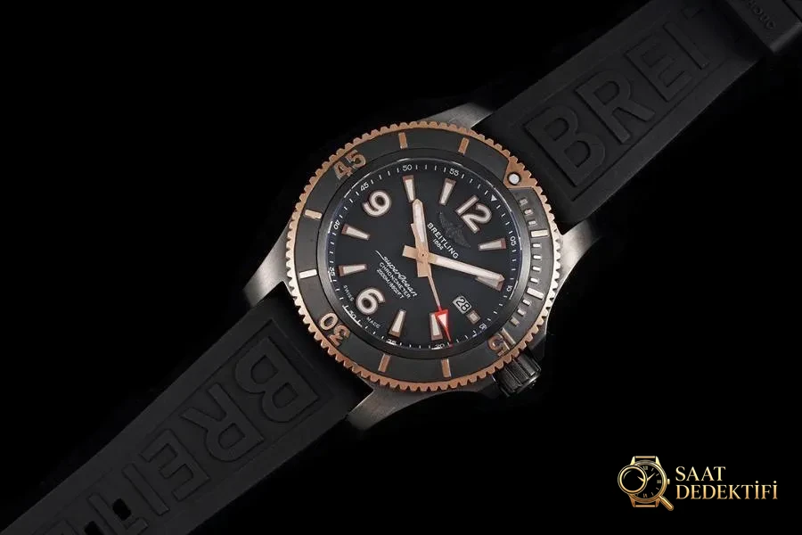 TF Factory Breitling Superocean Serisi U17368221B1S1 Saat İncelemesi - Kasa Profili ve Kurma Kolu İncelemesi
