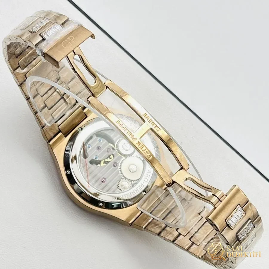 TFS Factory Girard-Perregaux 2021 LAUREATO serisi 99105-41-232-41A gerçek tourbillon V2 yükseltilmiş sürüm kol saati - Bilekte Duruş ve Kasa Orantısı