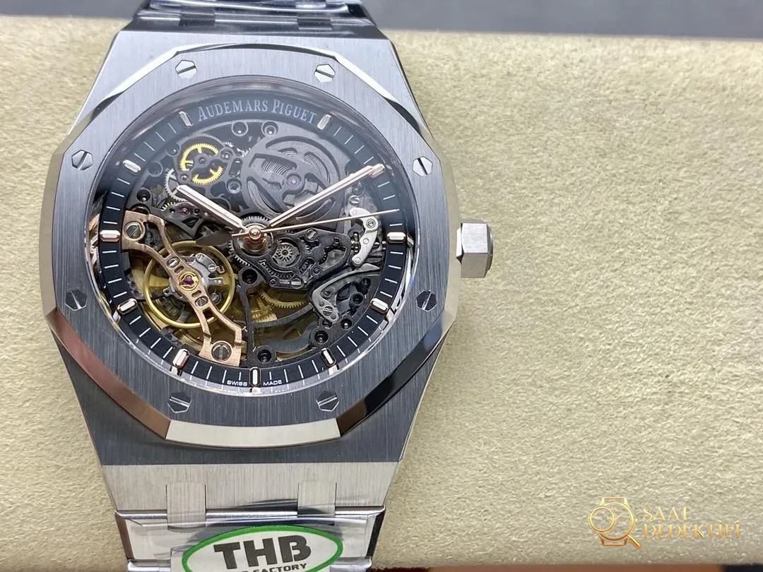 THB Factory AP Audemars Piguet iskeletonlu 15407 V2 sürümü alınmaya değer mi? - Kasa Profili ve Kurma Kolu İncelemesi