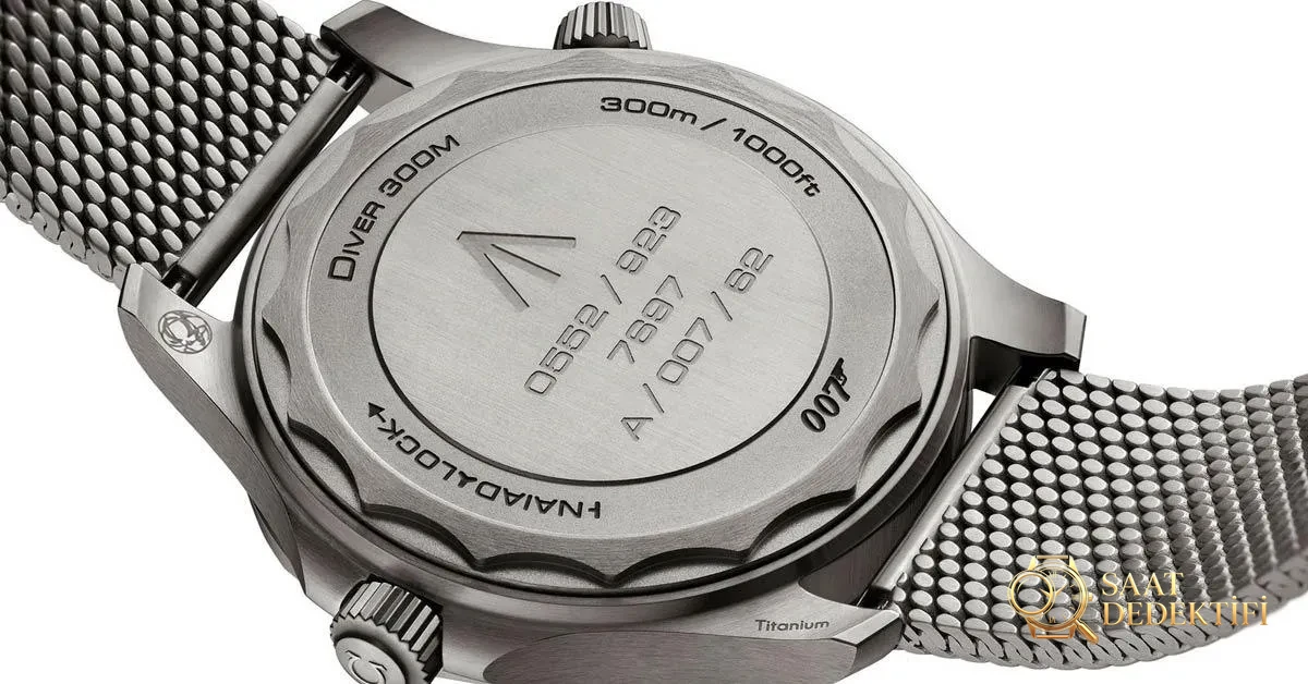 Omega Seamaster 007 No Time To Die Kasa Arkası