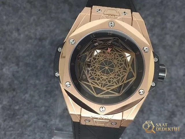Replika Hublot Sang Bleu Roze Altın