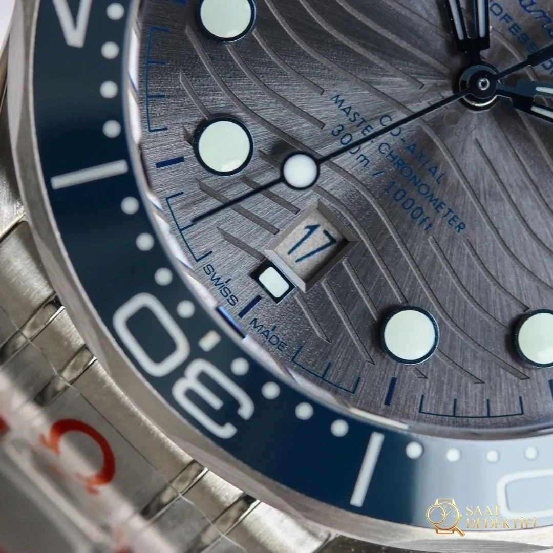 Tüm renk serisinde zam: OR Factory Omega Seamaster 300M mavi-gri kadran - Makro Kadran ve İndeks İşçiliği